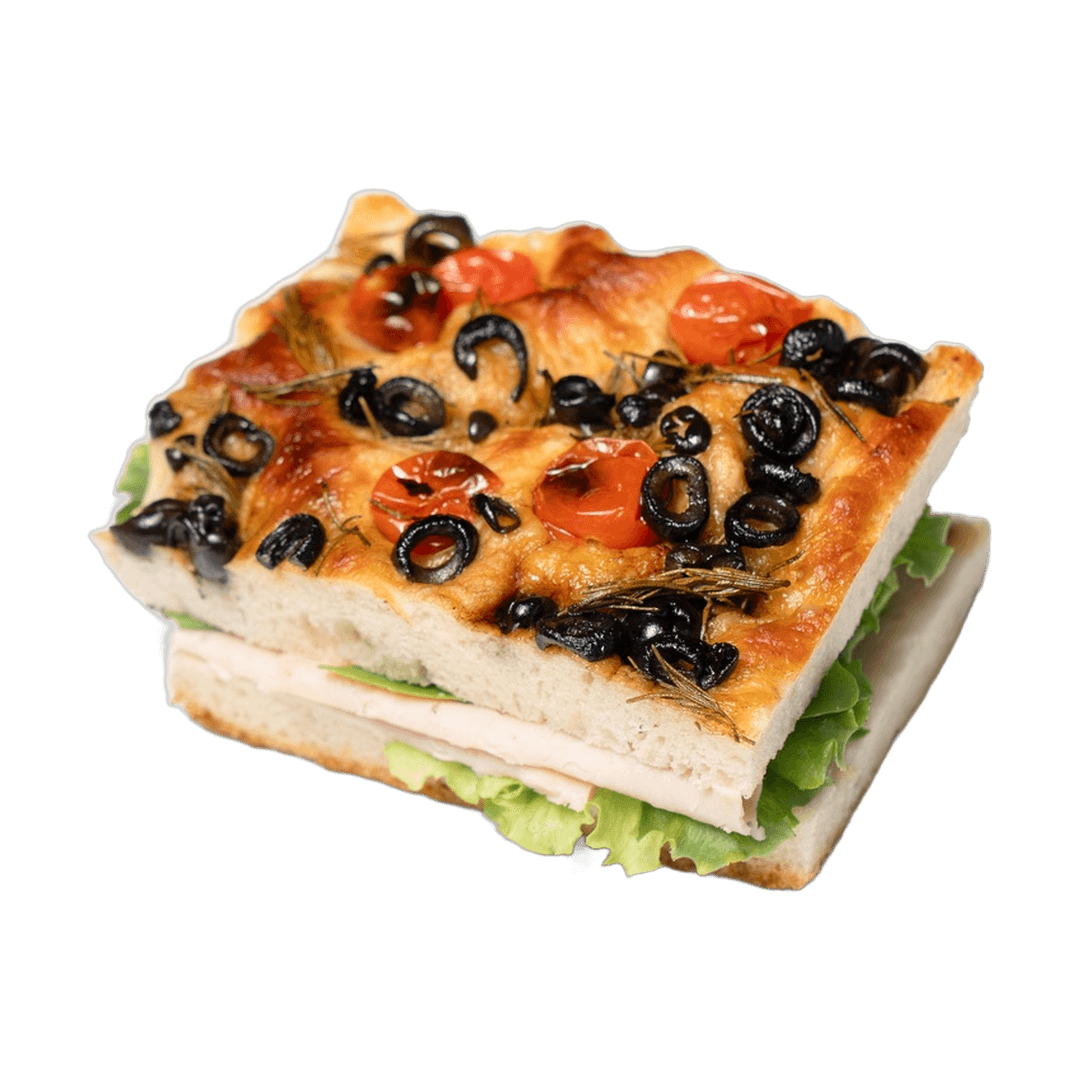Focaccia Smoked Turkey Sandwich
